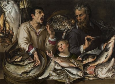 I pescivendoli da Bartolomeo Passarotti